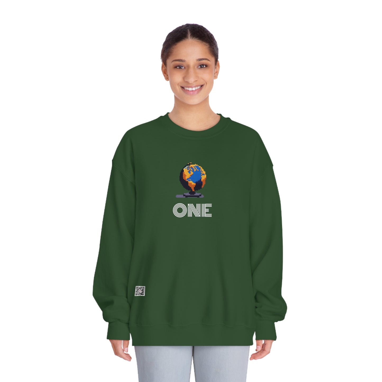 One World Unisex DryBlend® Crewneck Sweatshirt