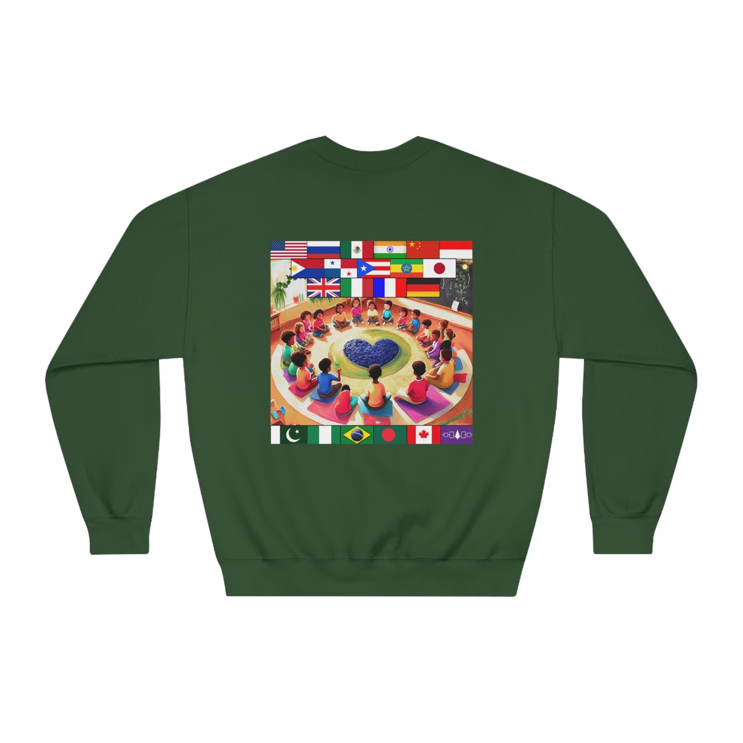 One World Unisex DryBlend® Crewneck Sweatshirt