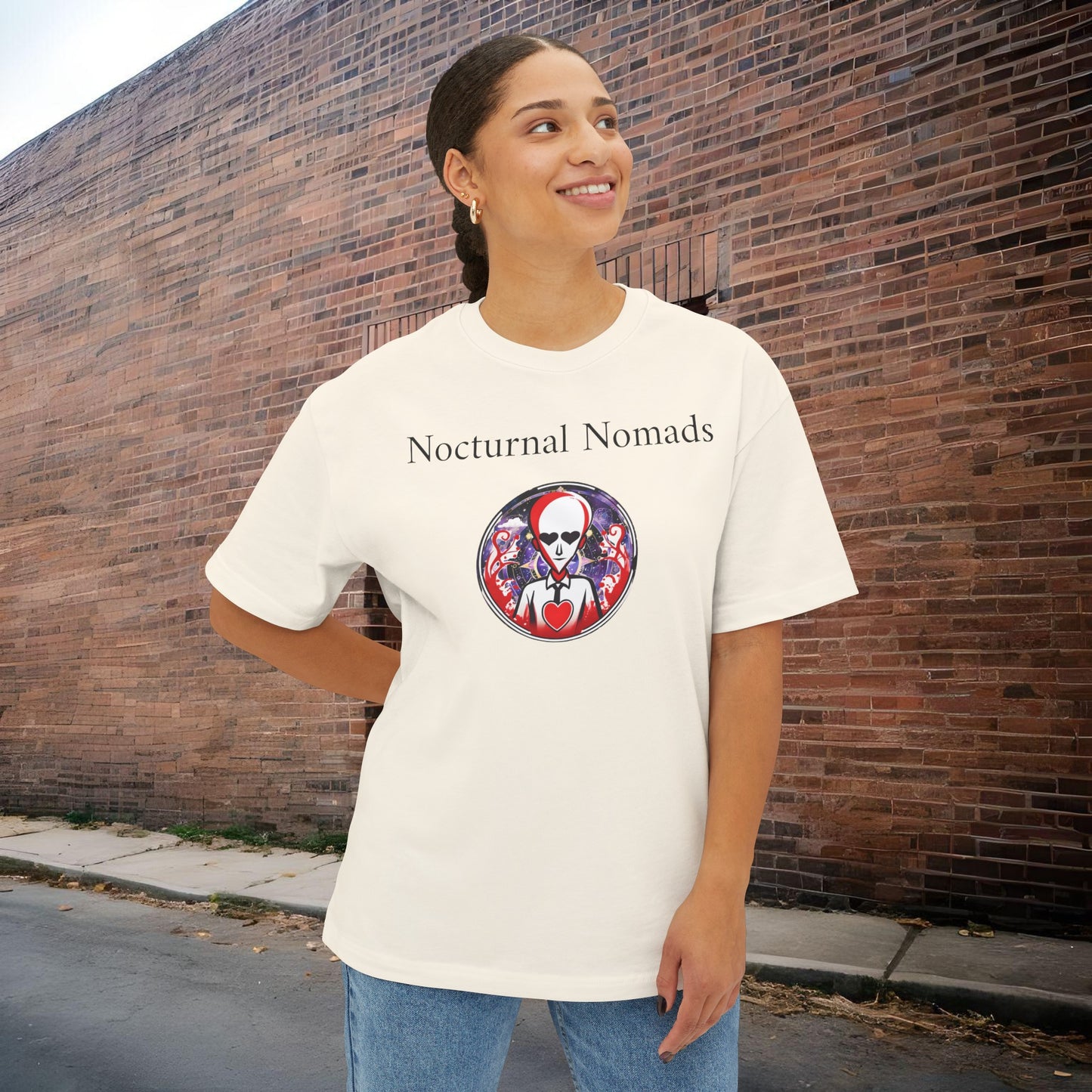 The Nocturnal Nomads OG Oversized Boxy Tee