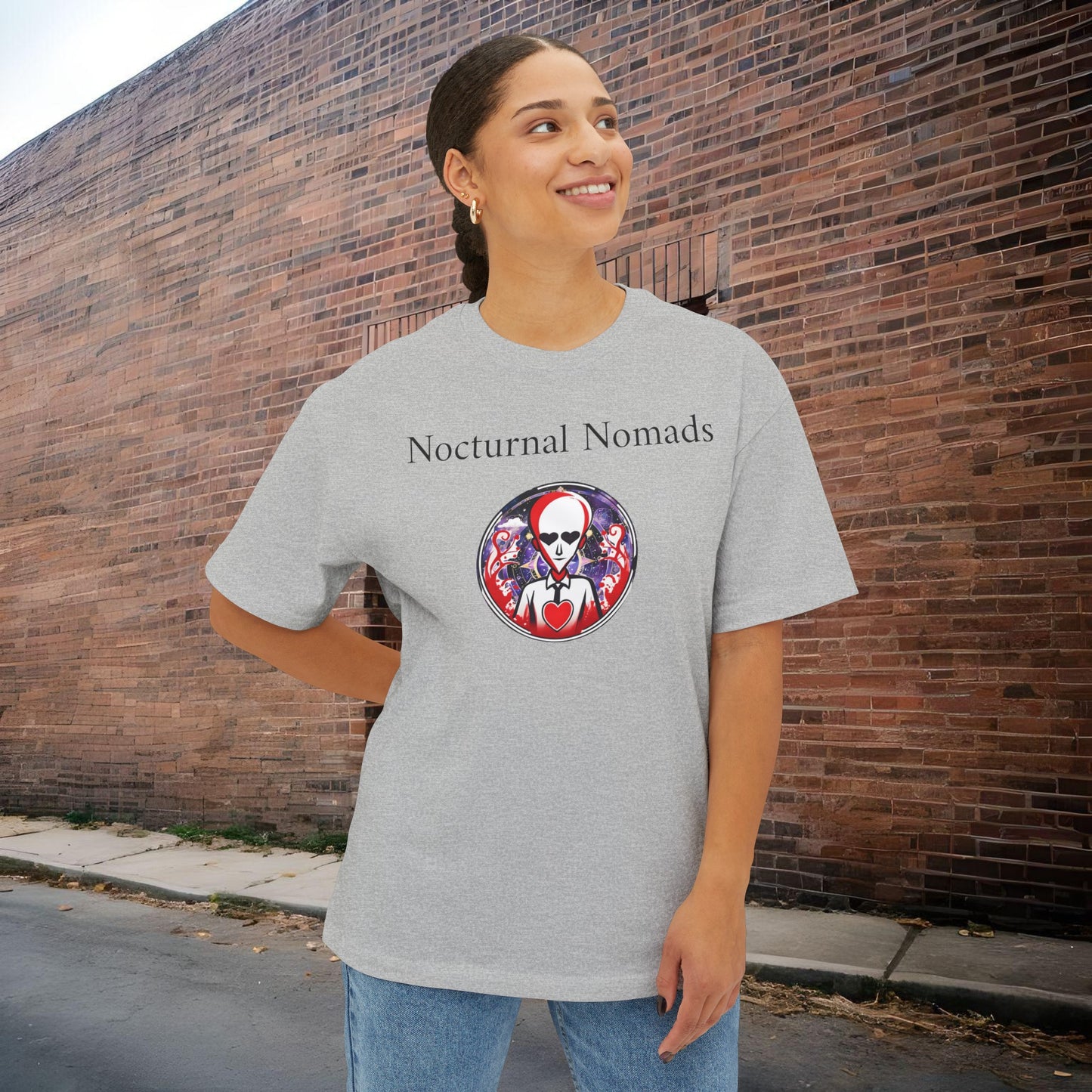 The Nocturnal Nomads OG Oversized Boxy Tee