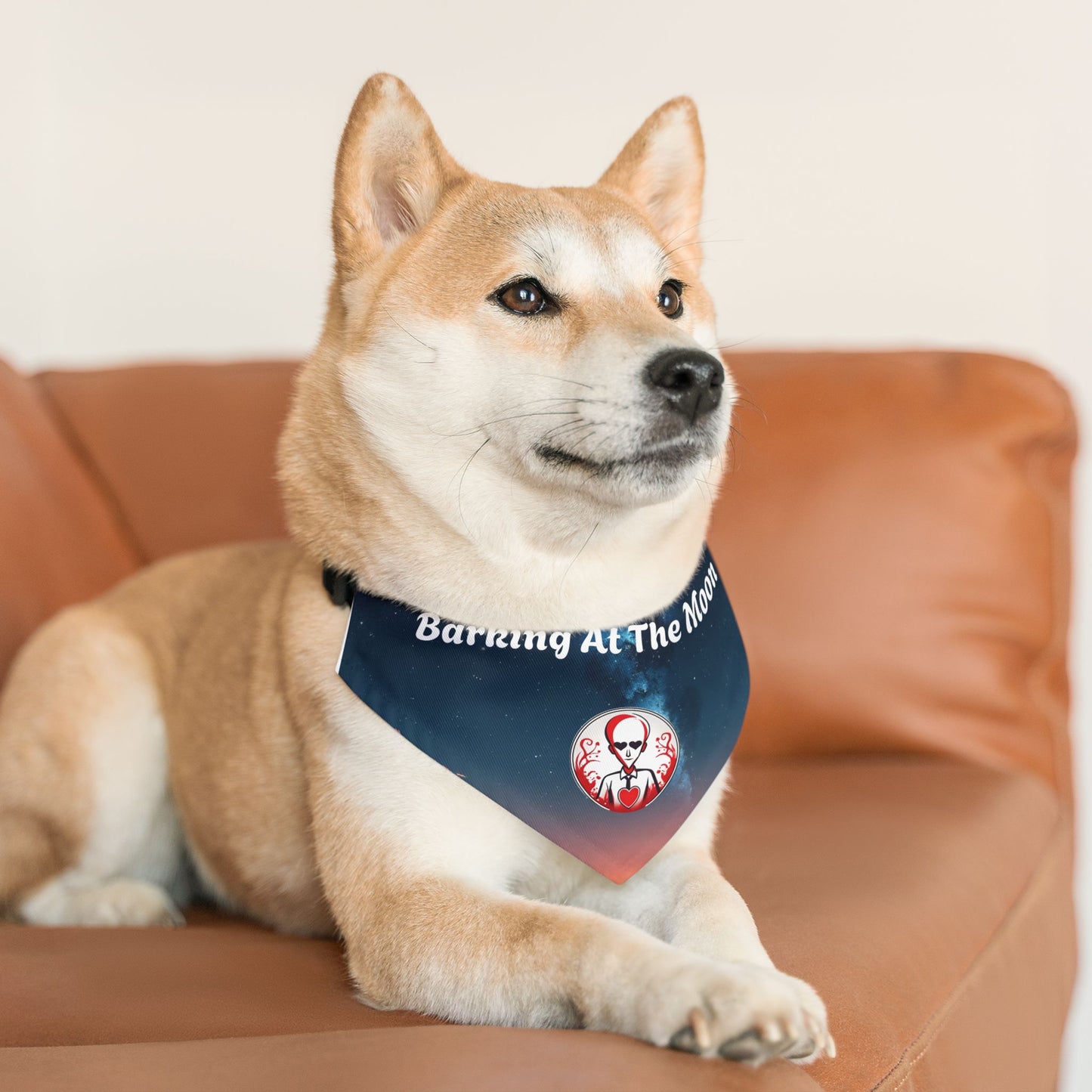 Barking At The Moon Dog Bandana Collar