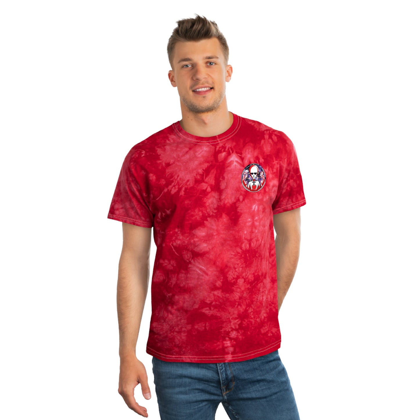 Where Dreams Sculpt Courage Tie-Dye Tee