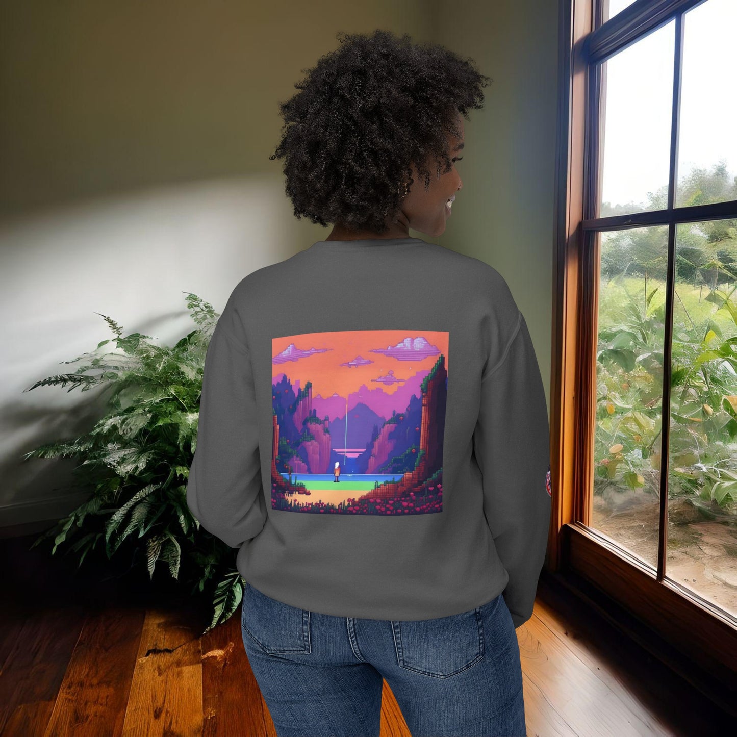 Pxxelated Dreams Lightweight Crewneck