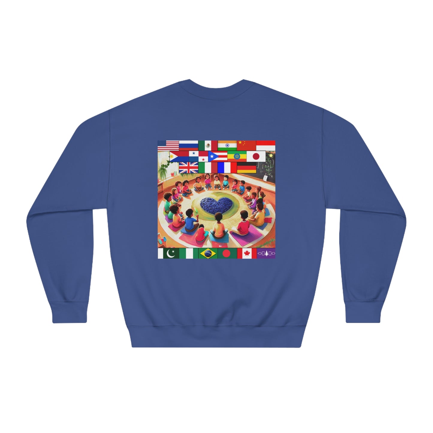 One World Unisex DryBlend® Crewneck Sweatshirt