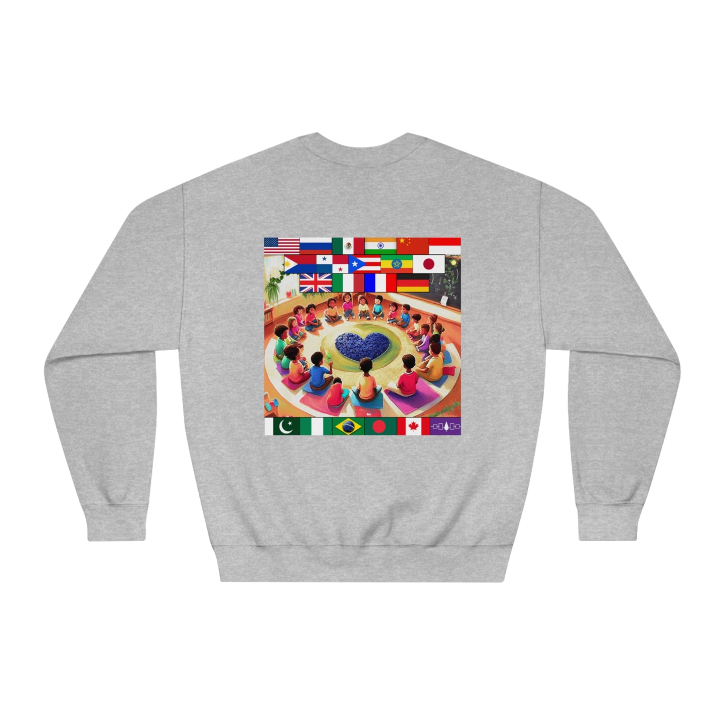 One World Unisex DryBlend® Crewneck Sweatshirt