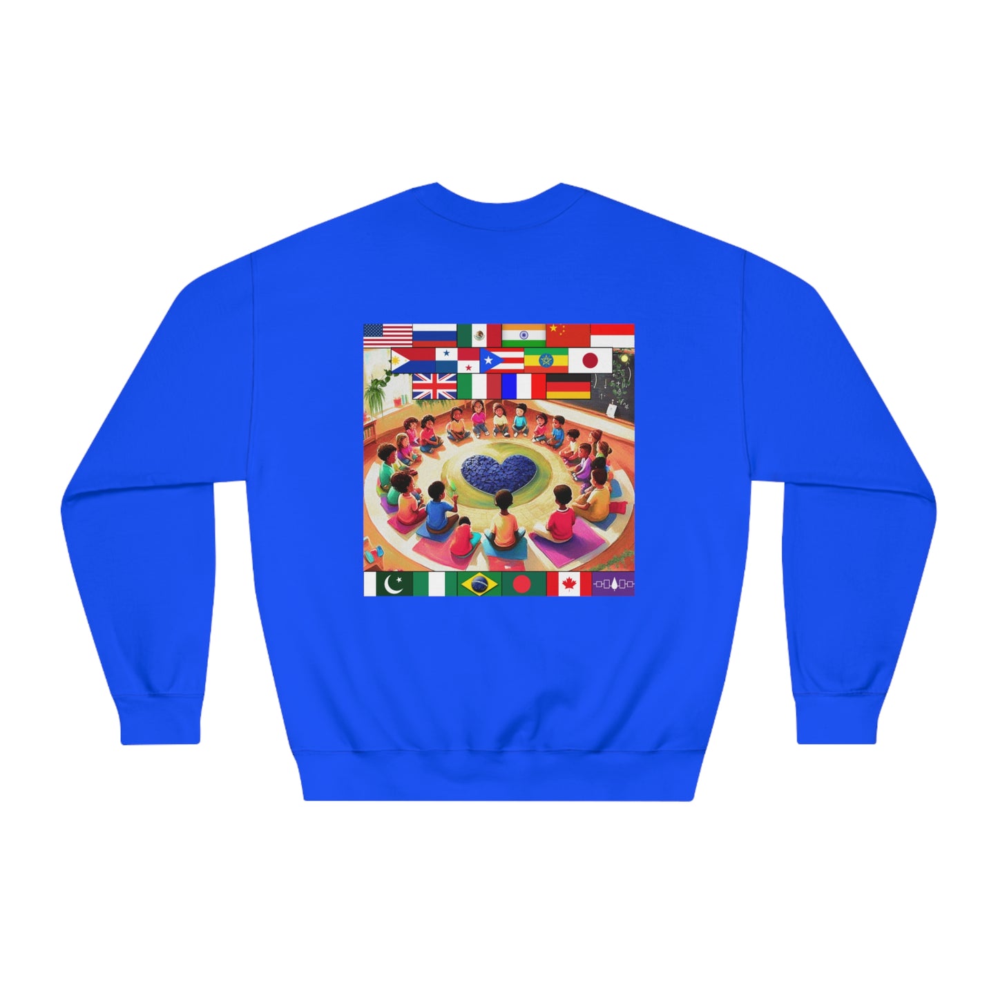 One World Unisex DryBlend® Crewneck Sweatshirt