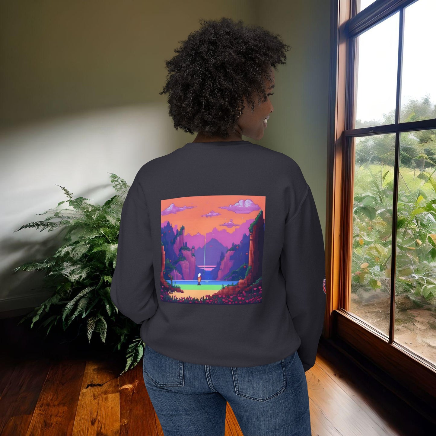 Pxxelated Dreams Lightweight Crewneck