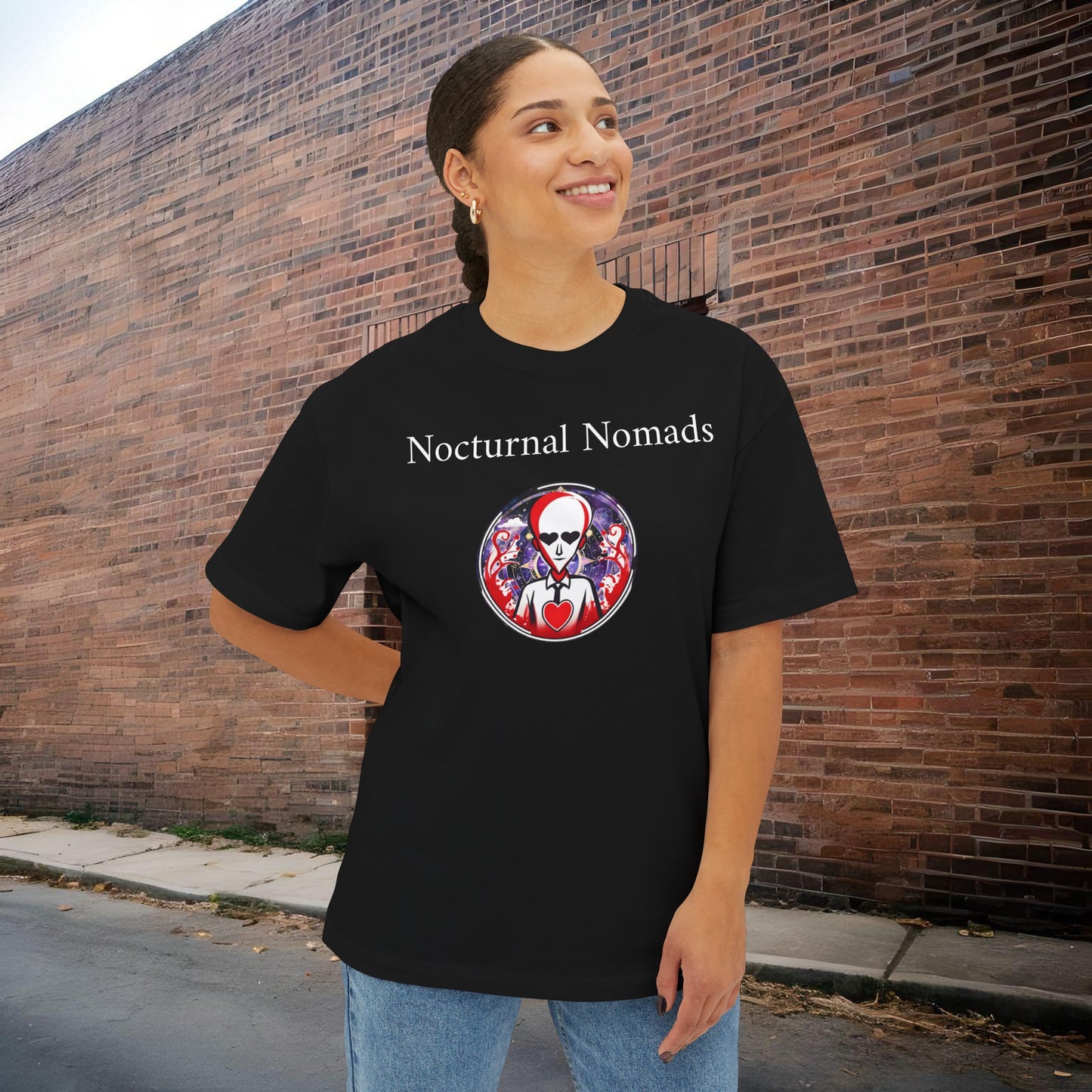 The Nocturnal Nomads OG Oversized Boxy Tee