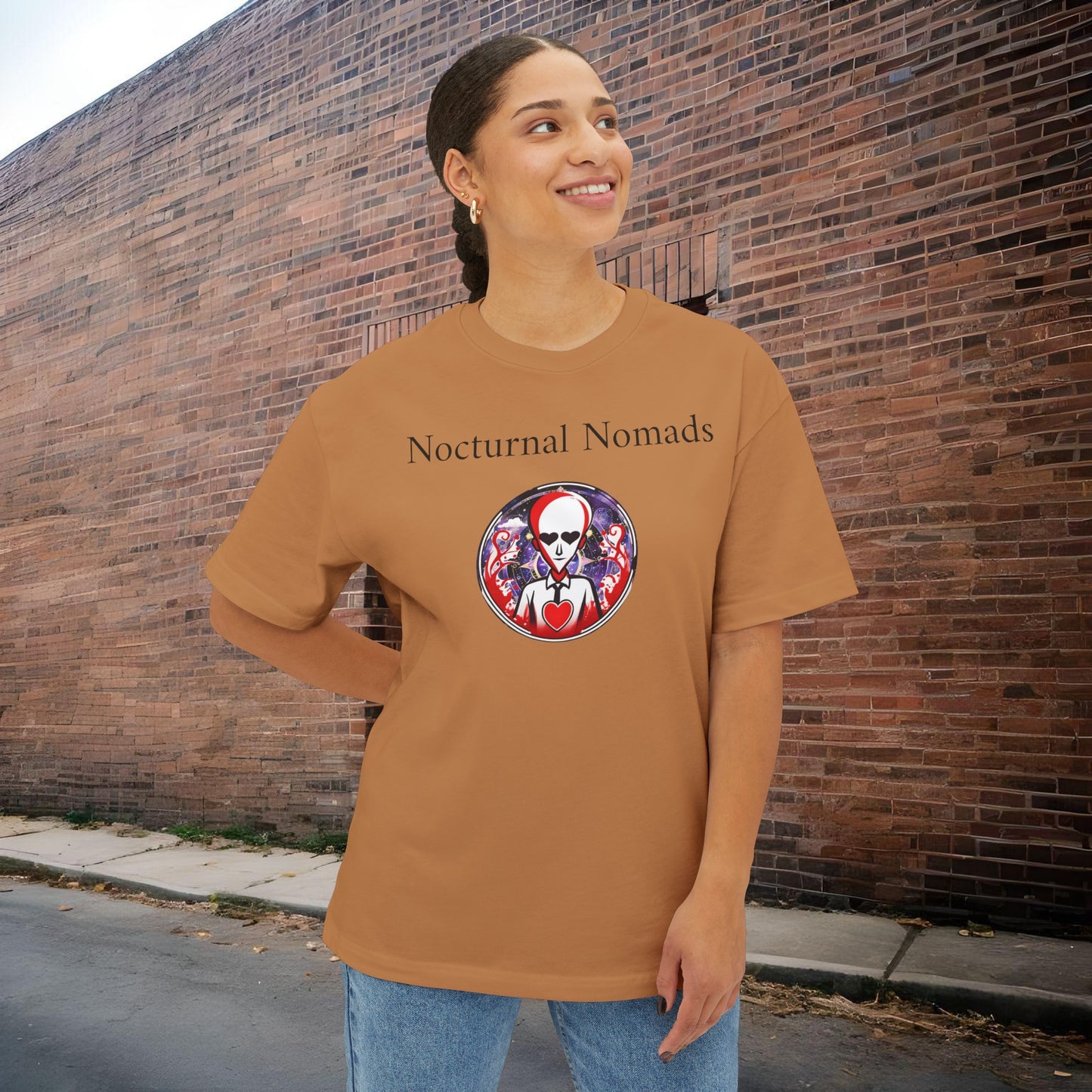 The Nocturnal Nomads OG Oversized Boxy Tee